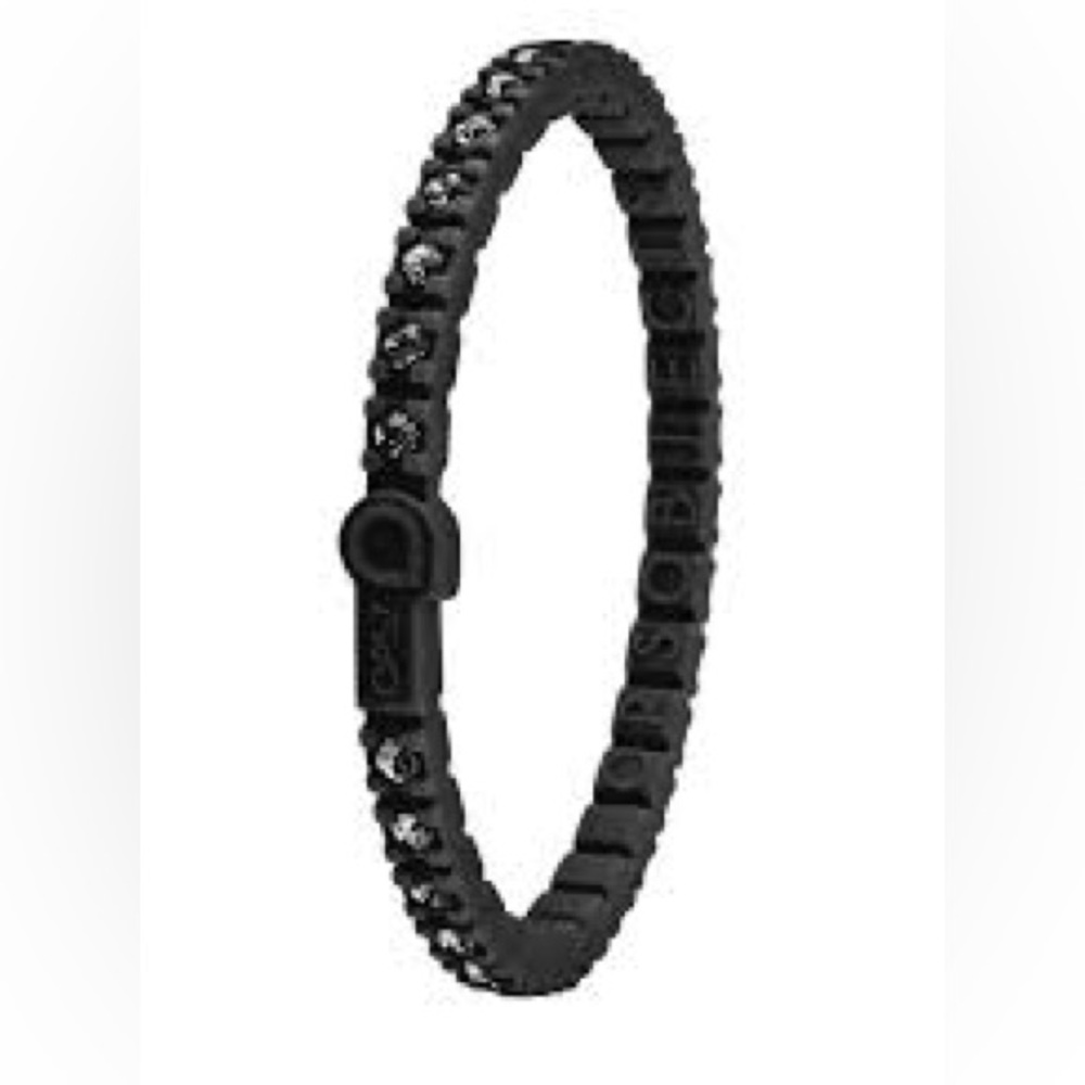 OPS! OBJECTS Tennis bracelet black with Swarovski stones (new)